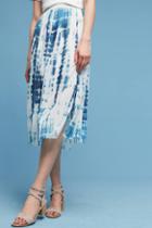 Go By Go Silk Tie-dyed Silk Midi Skirt