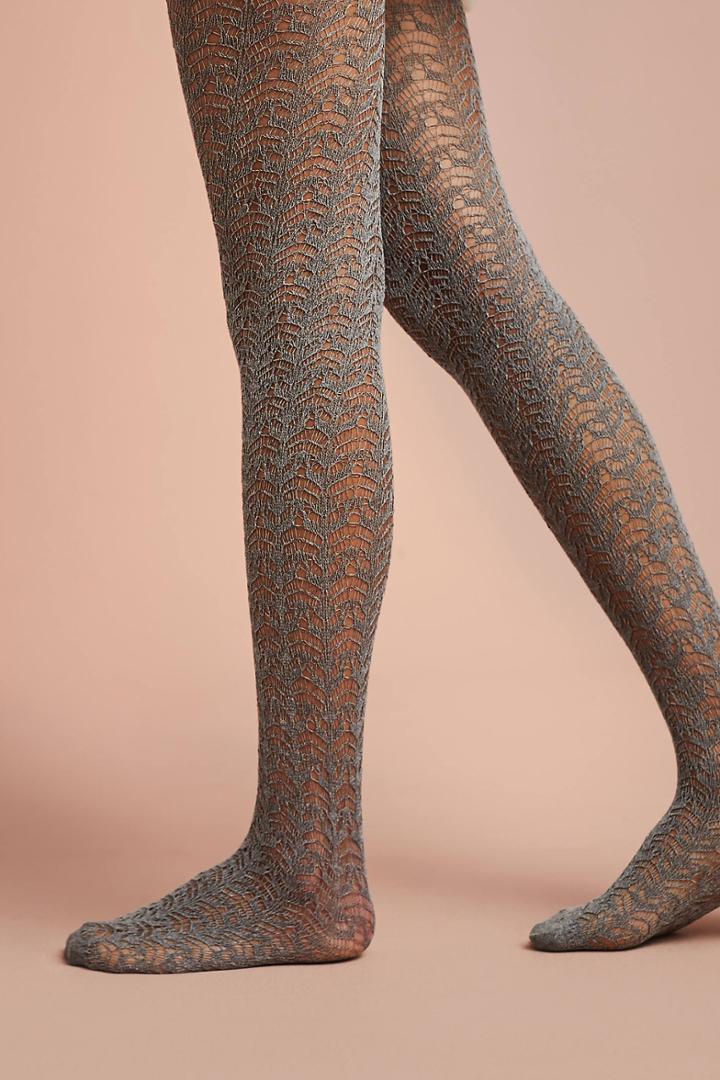 Lemon Abstract Tights