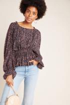 Anthropologie Nichola Peplum Blouse