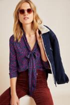 Maeve Rory Tie-neck Blouse