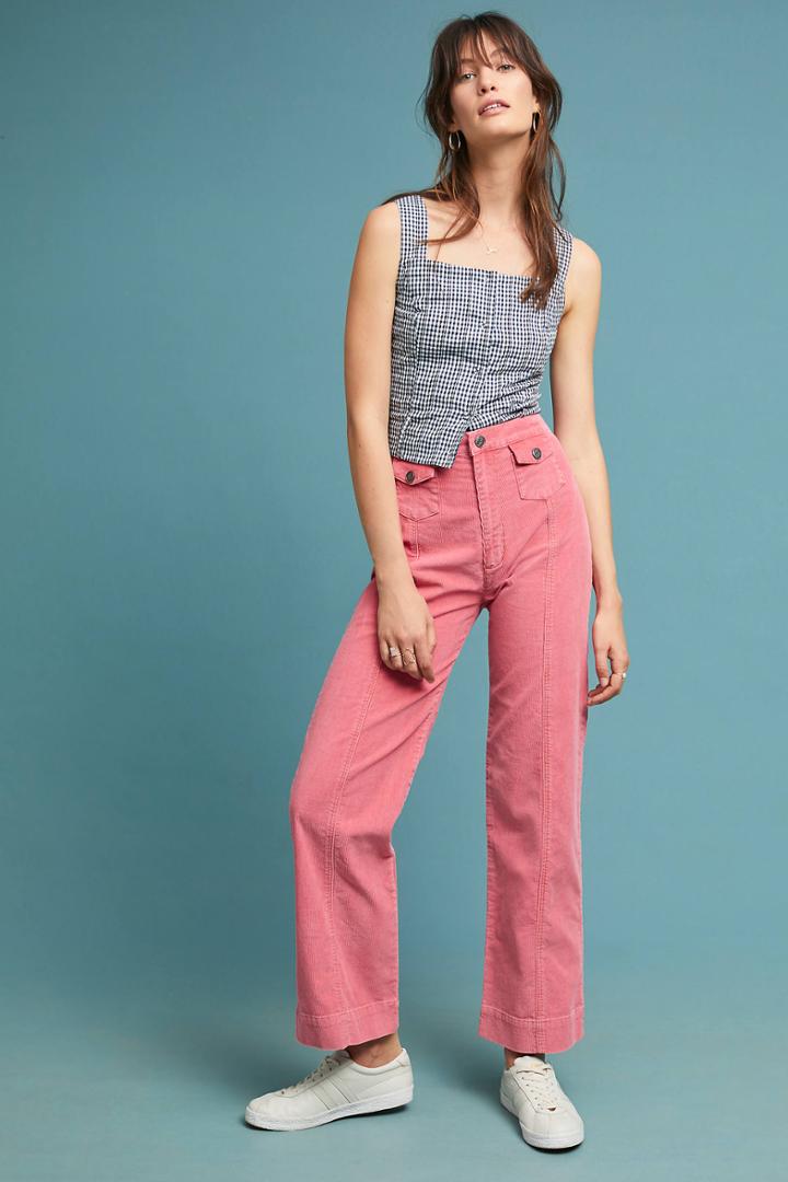 M.i.h Paradise Cropped Wide-leg Pants