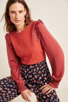 Current Air Madrid Flutter-sleeved Top