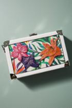Anthropologie Tropical Hardcase Clutch
