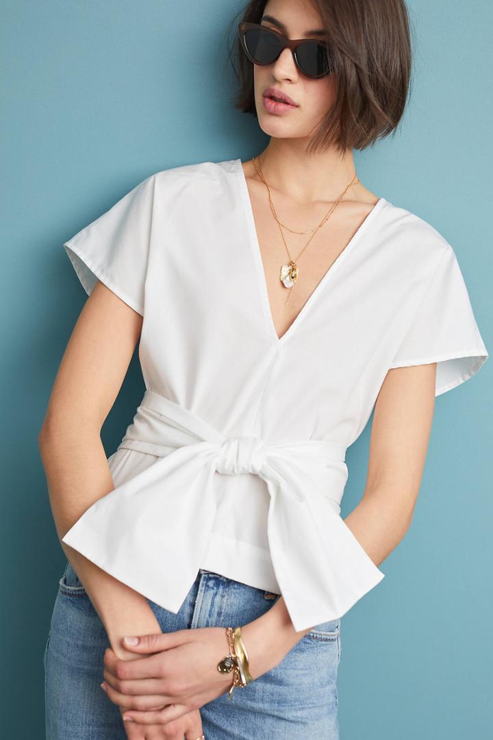 Corey Lynn Calter Poplin Top