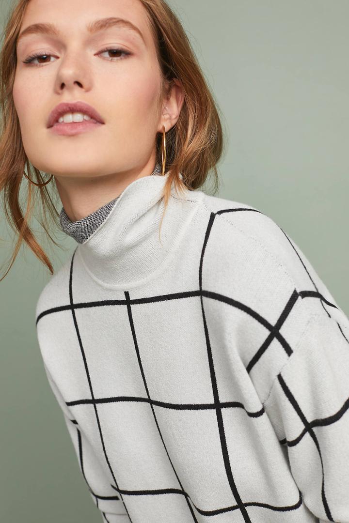Sita Murt Windowpane Turtleneck