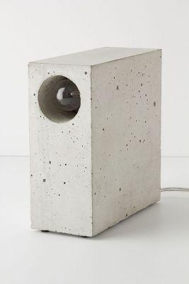 Matthias Kothe For Komat Beton Concrete Desk Lamp