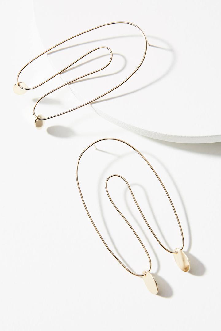 Two Hills Negative Space Drop Earrings