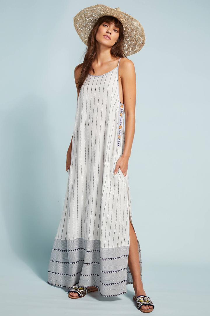 Holiday Regency Striped Dress