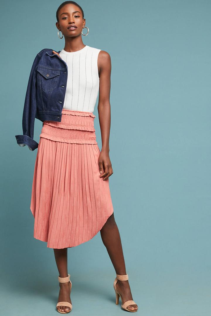 Current Air Rosarita Pleated Skirt