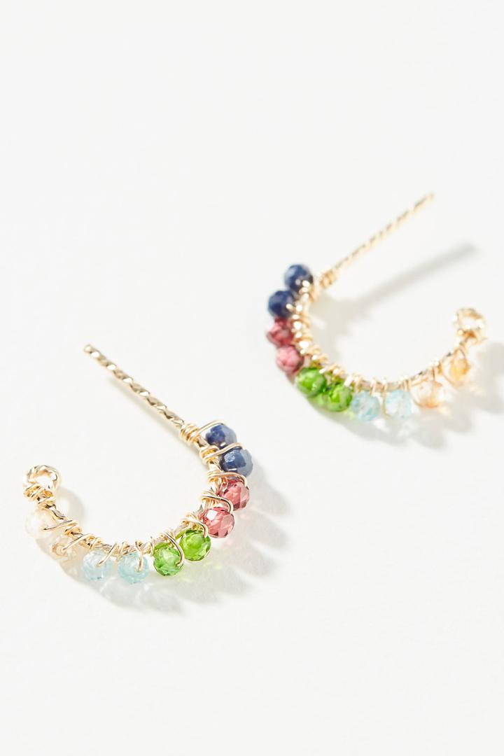 Kozakh Sadie Huggie Hoop Earrings
