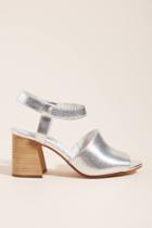 Jeffrey Campbell Metallic Block-heeled Sandals