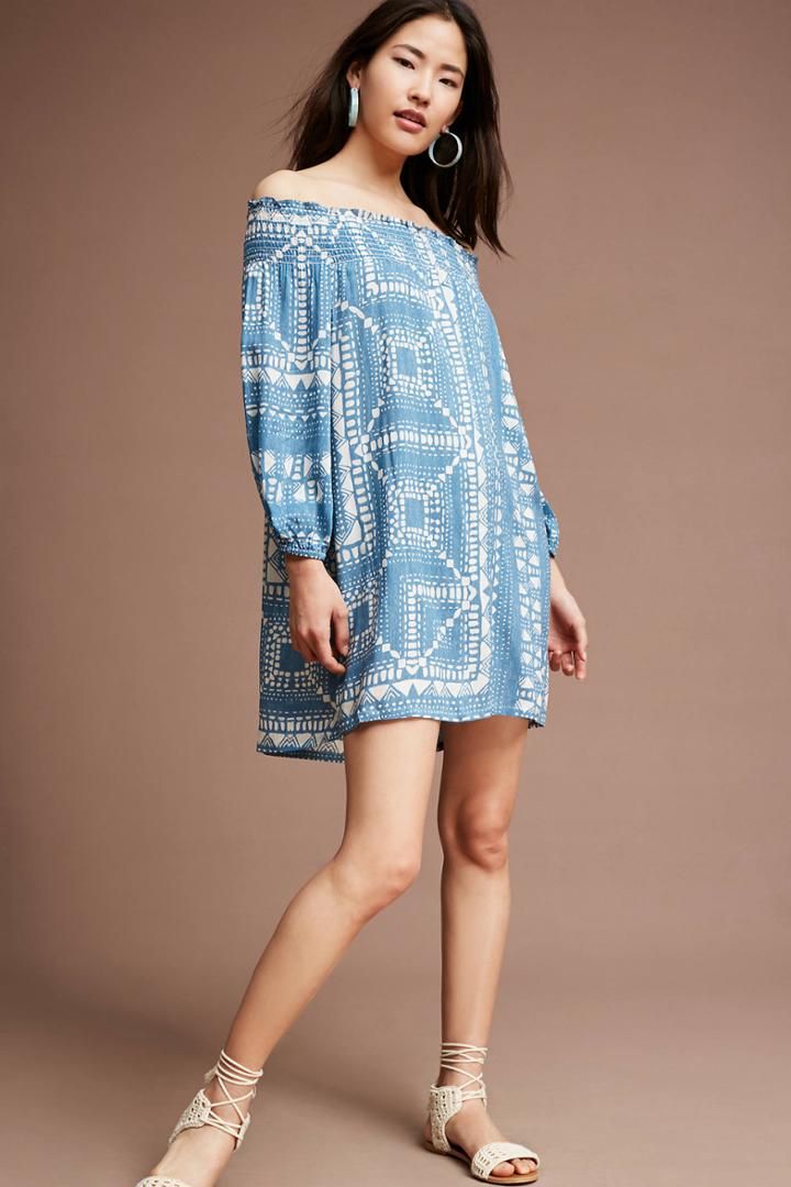 Plenty By Tracy Reese Boca Off-the-shoulder Swing Dress