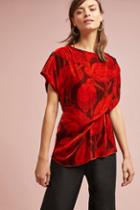 Whit Velvet Bird Top