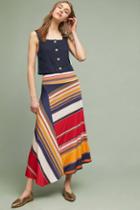 Maeve Sumatra Striped Skirt