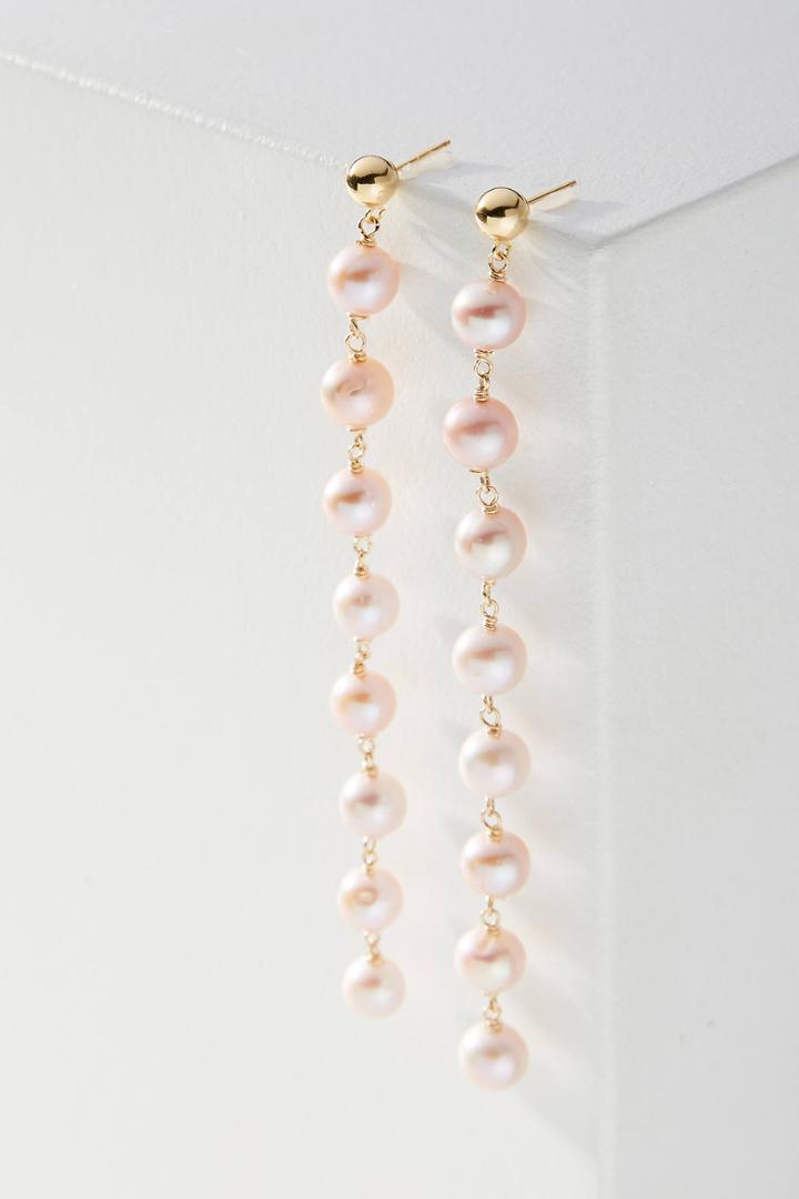 Anthropologie Nst Studio Pearl Drop Earrings