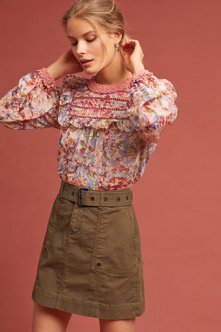 Dl1961 Parker High-waisted Utility Skirt