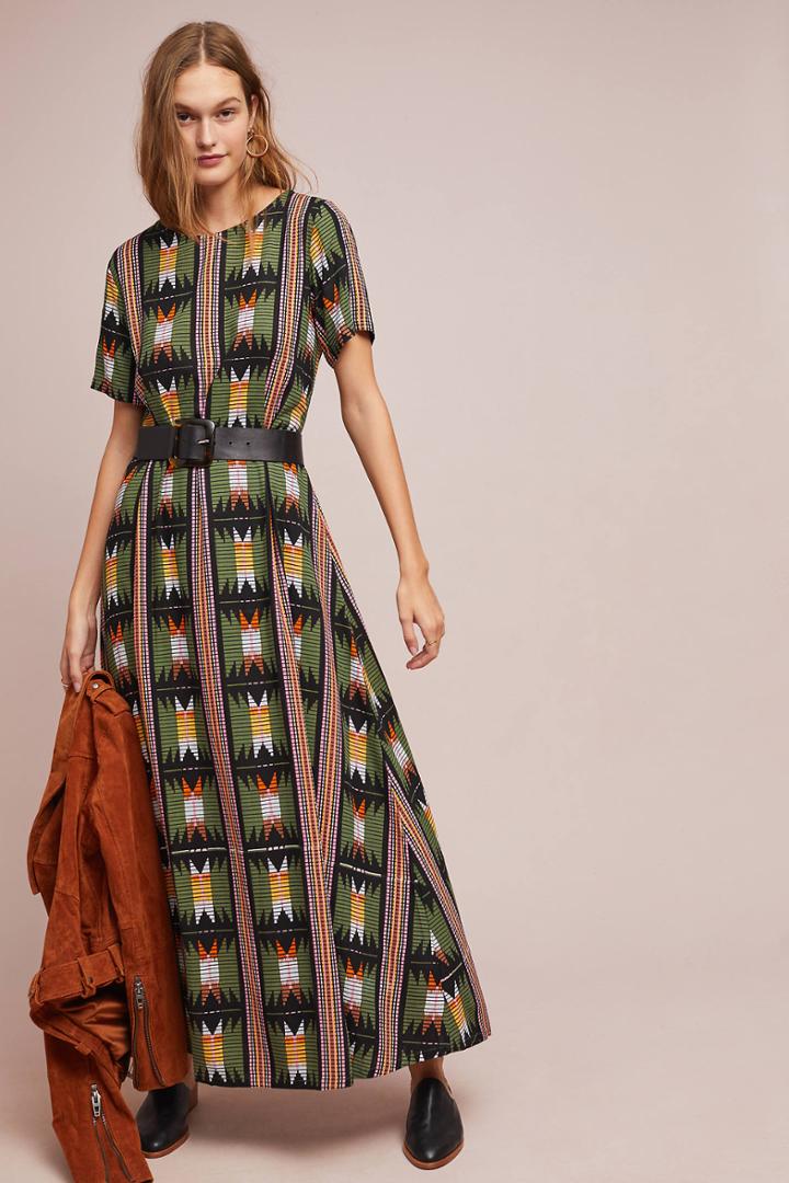 Bel Kazan Geometric Maxi Dress