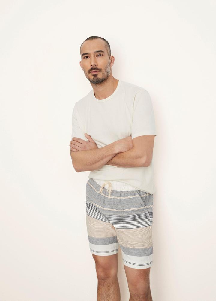 Vince Engineered Stripe Short