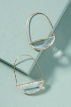 Beth Ward Stone Crescent Hoop Earrings