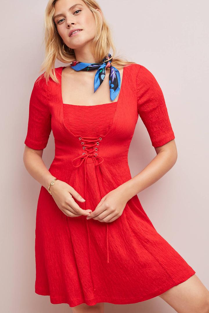 Maeve Juliet Corseted Dress