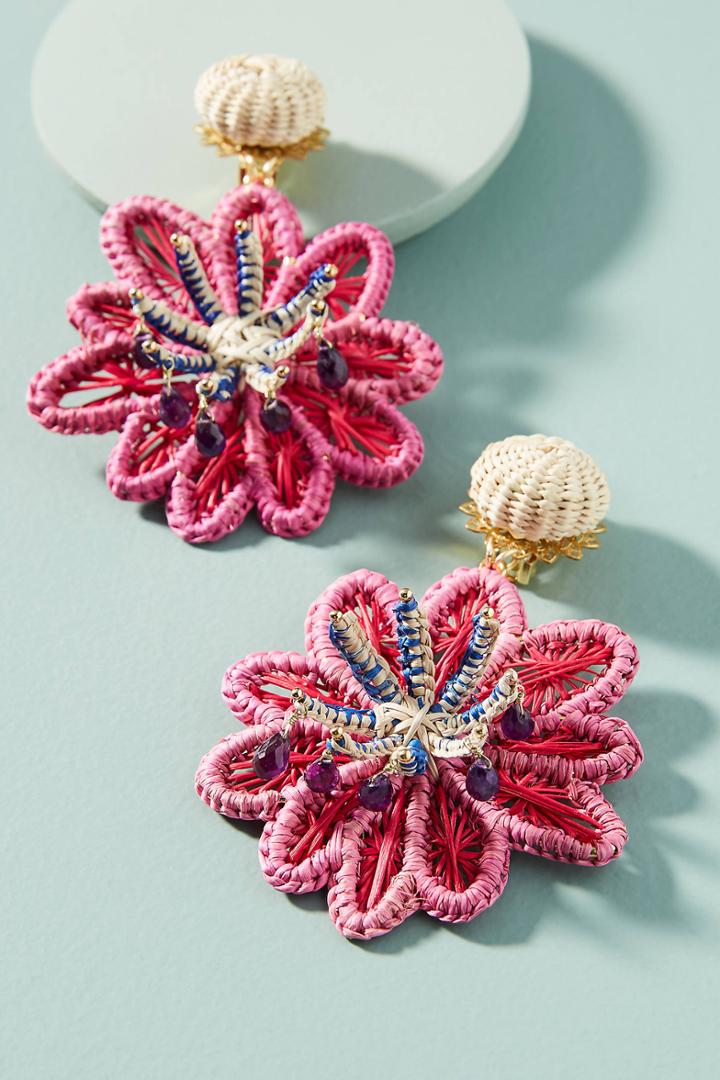 Mercedes Salazar Woven Seastar Drop Earrings