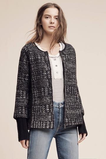 Roi Sweaterknit Swing Jacket