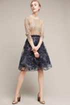 Eva Franco Shimmered Lace Skirt