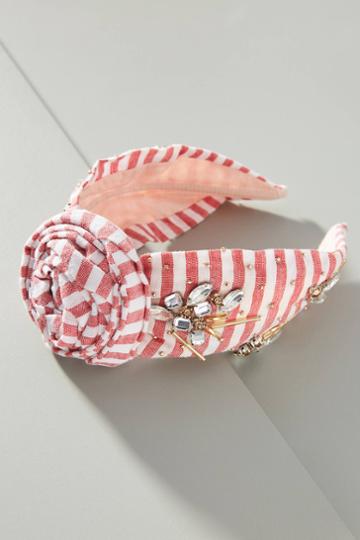 Joshipura Striped Rosette Headband