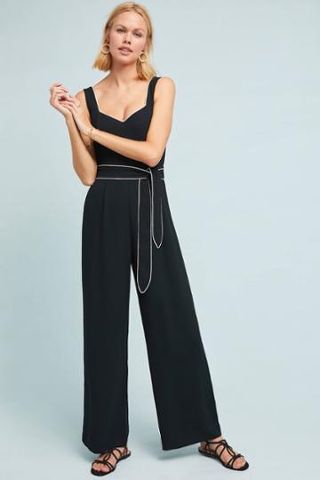 Essentials By Anthropologie The Essential Belted Jumpsuit