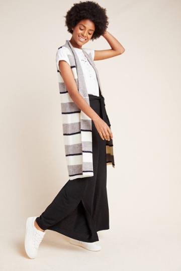 Anthropologie Pencey Longline Knit Vest