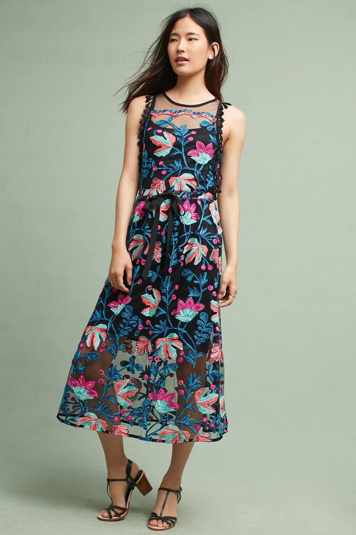 Eva Franco Stevie Tasseled Dress