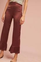 Paloma Wool Silk Ruffle-hem Pants