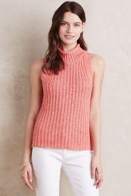 Moth Roll-neck Sweater Tank