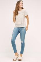 Anthropologie Ag Middi Mid-rise Ankle Jeans