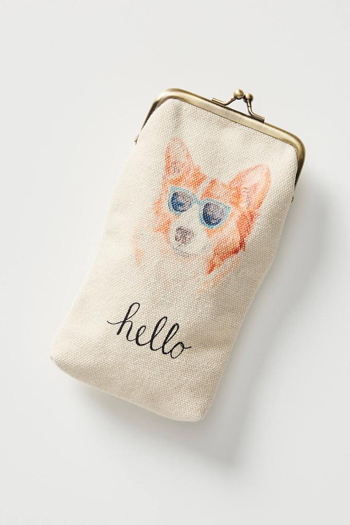Cunning Co. X Anthropologie Dashing Dog Glasses Case