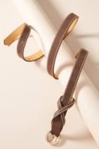 Anthropologie Stitched Skinny Belt