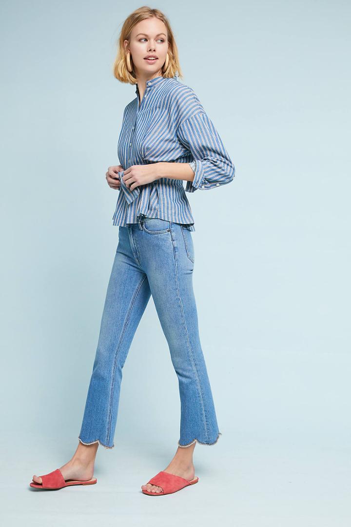 M.i.h Marty Ultra High-rise Cropped Flare Jeans