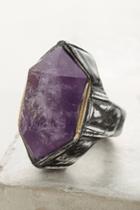 Adina Mills Amethyst Bar Ring