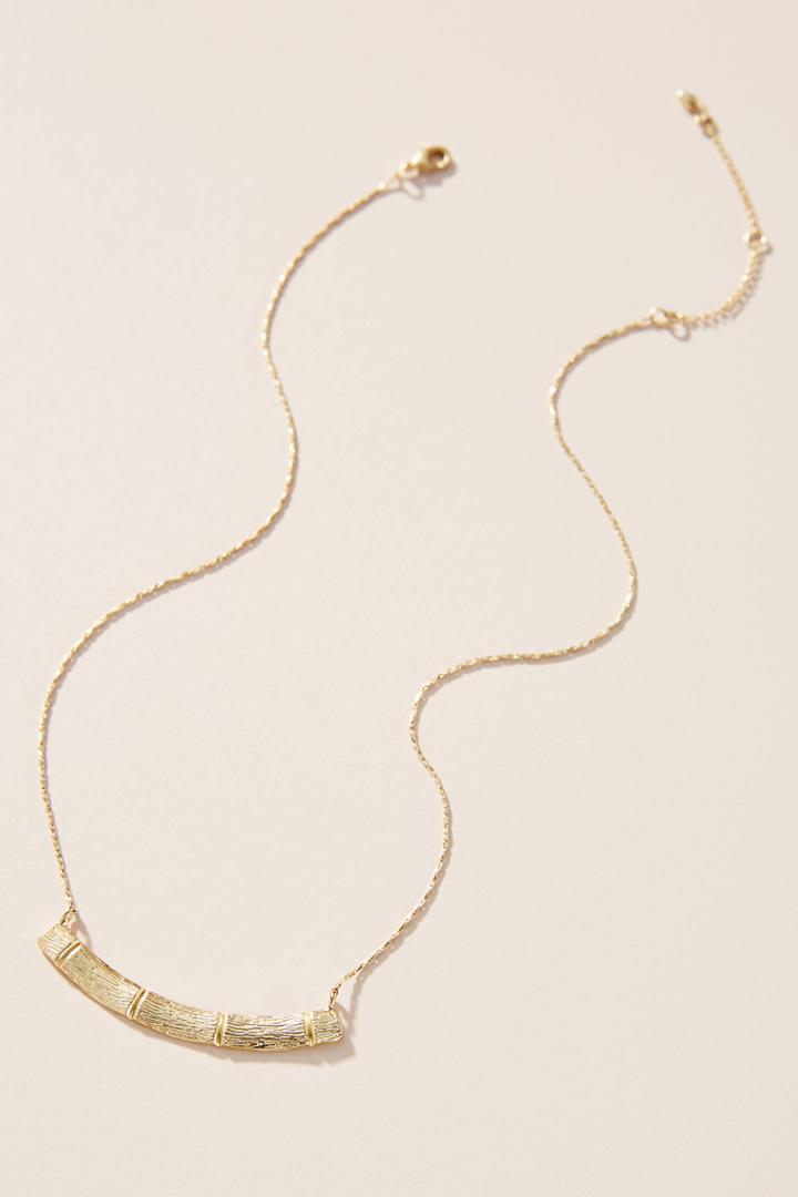 Anthropologie Bamboo Bar Necklace