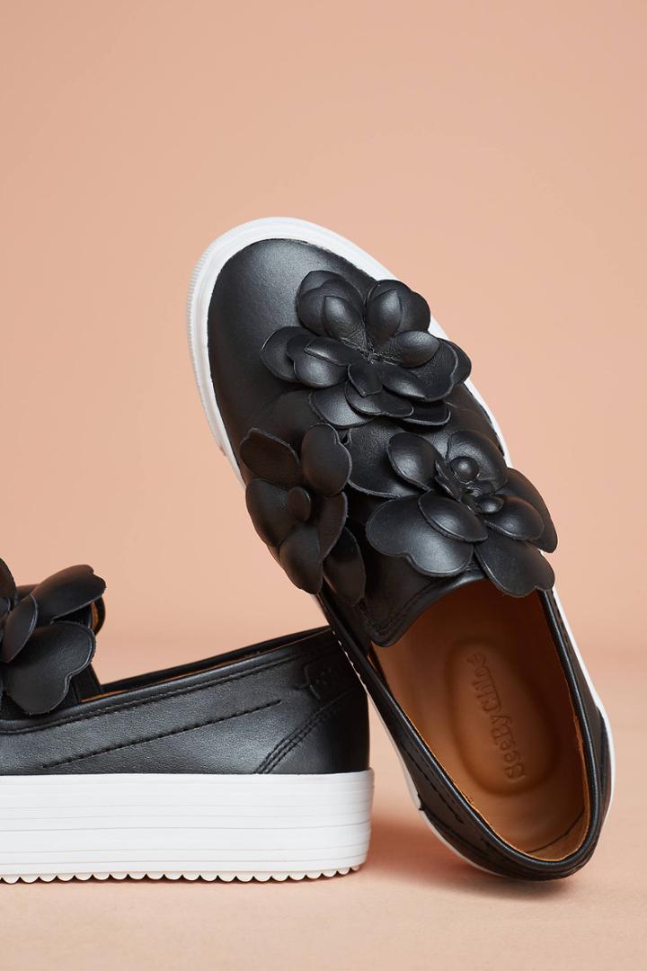 See By Chloe Floral Sneakers