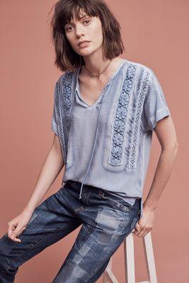 Floreat Laced Henley Tee