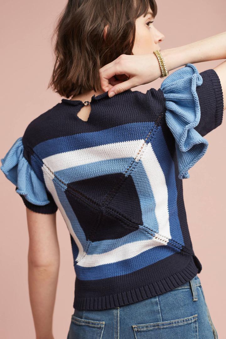 Poppy + Pima Delphine Cropped Pullover