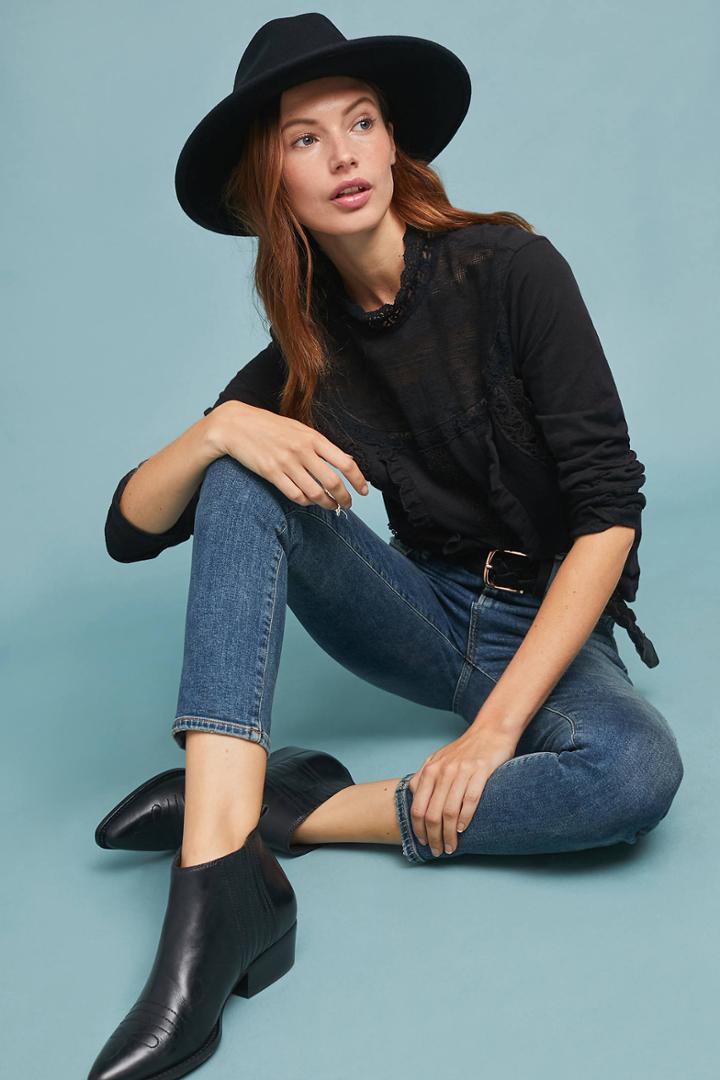 Featherbone Victoria Lace-trimmed Top