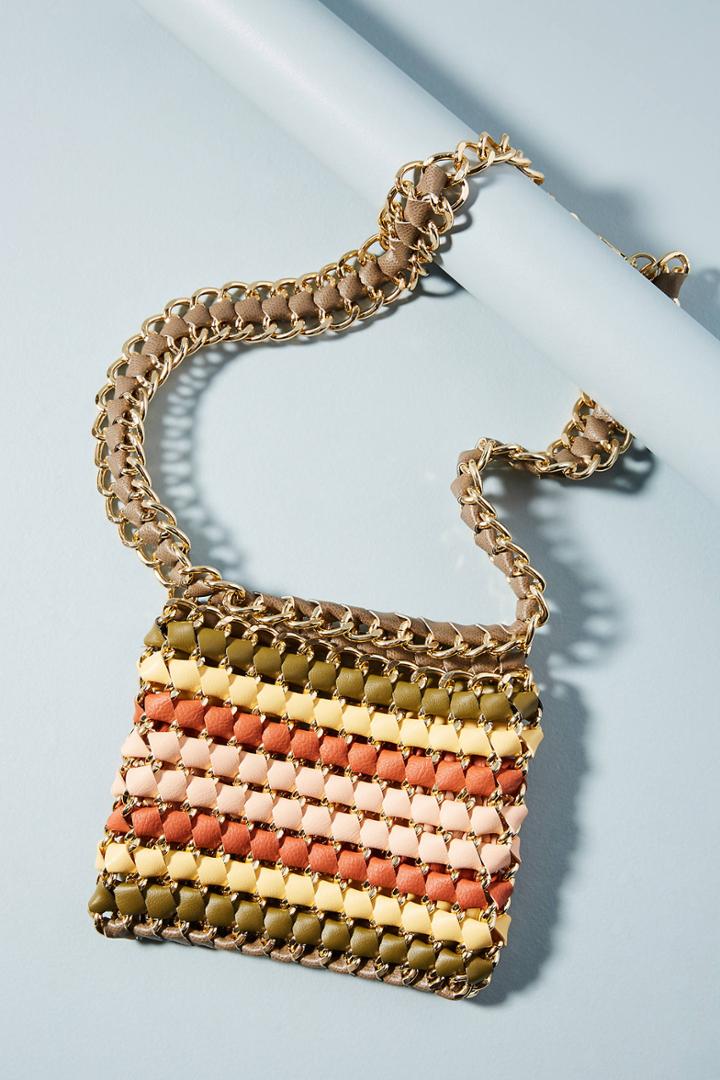 Tambonita Vertical Hipster Chained Belt Bag
