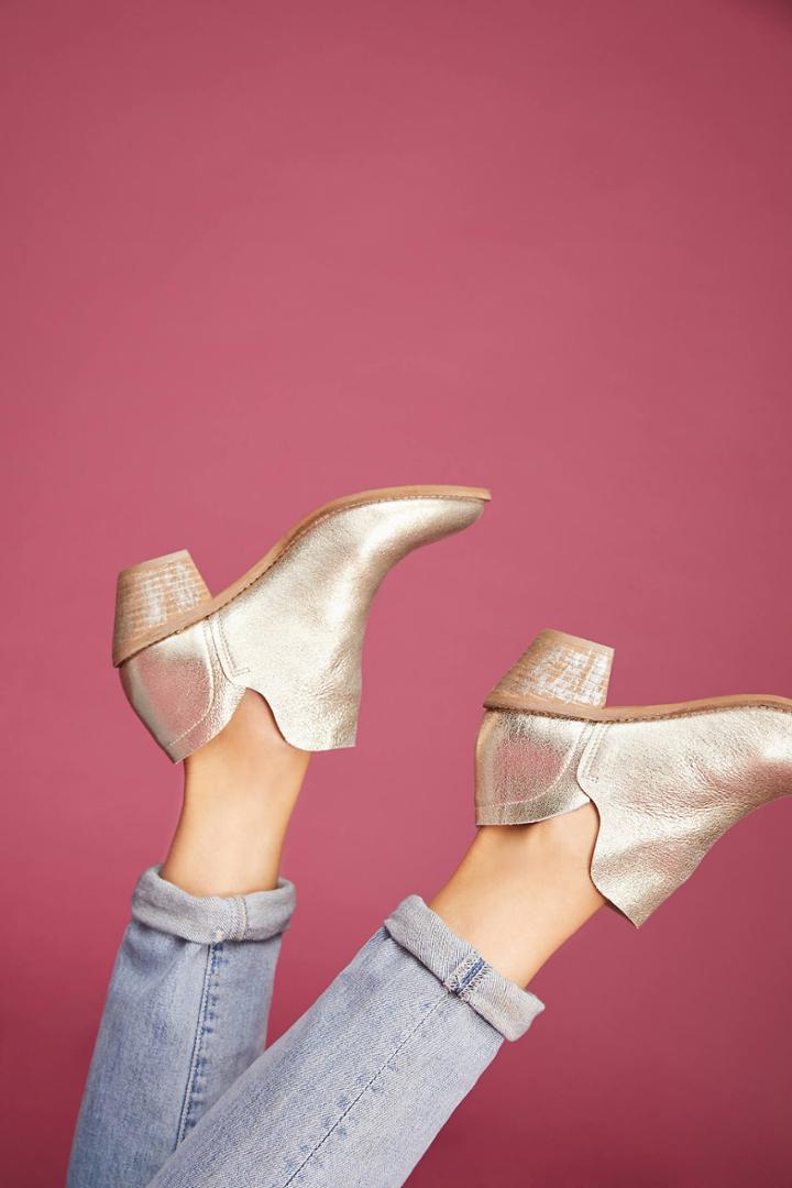 Kelsi Dagger Brooklyn Kenmare Metallic Booties