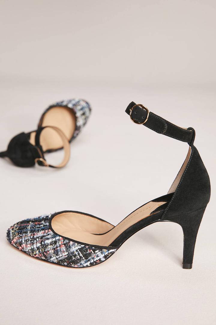 Anthropologie Tweed Heels