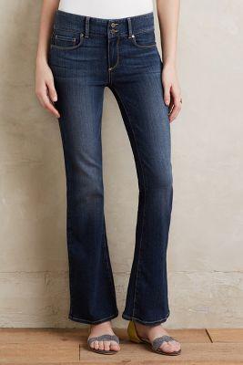 Paige Hidden Hills Bootcut Petite Jeans Dark Denim