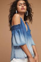 Tina + Jo Dip-dyed Chambray Top