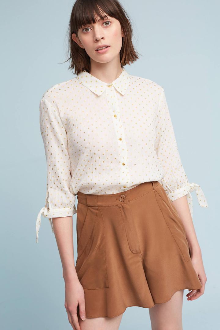 Rinku Dalamal Dierdre Dotted Buttondown