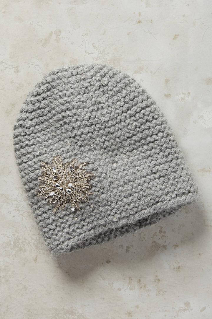 Jennifer Behr Crystal Snowflake Beanie